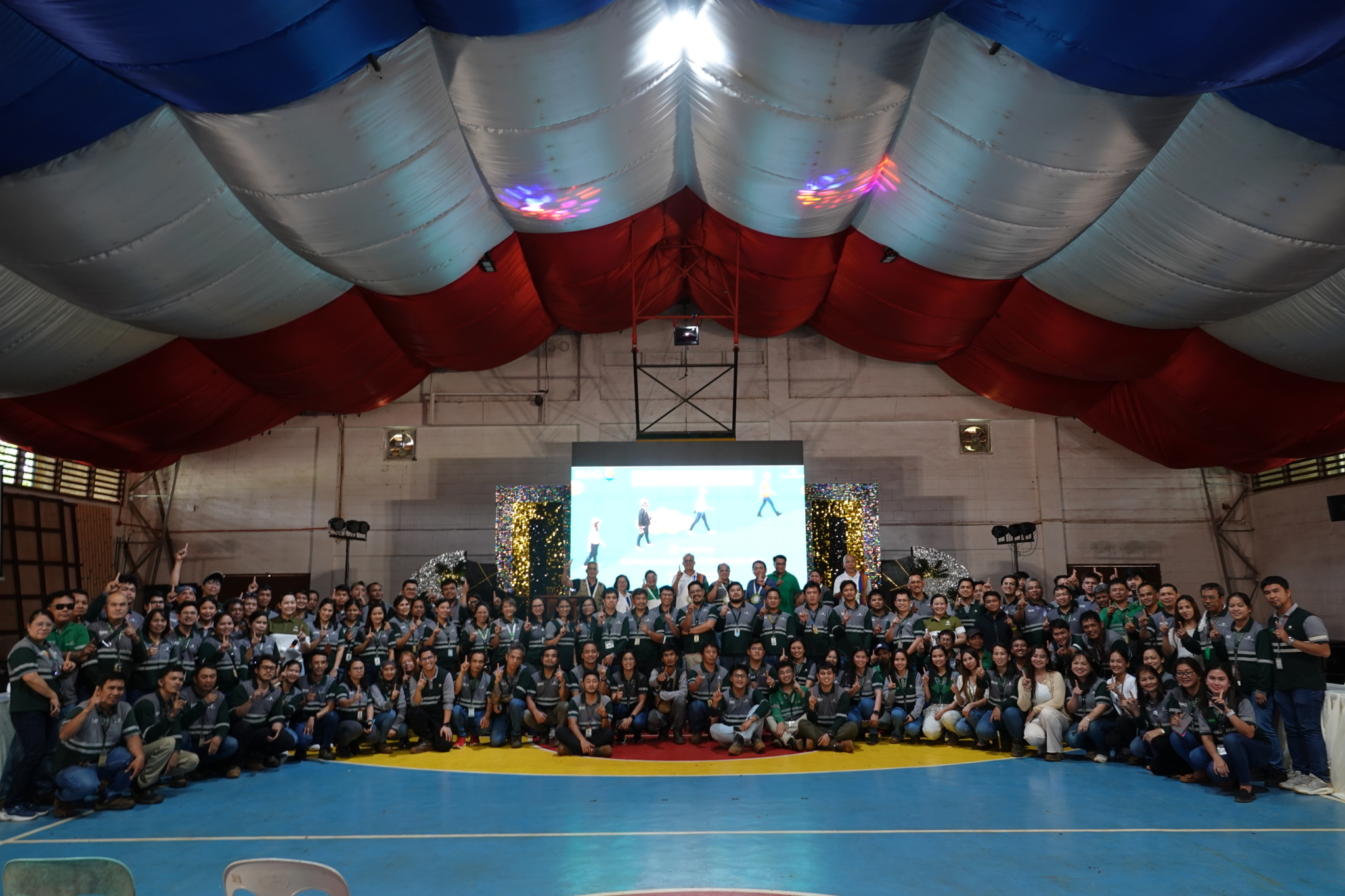 A townhall session at Rio Tuba Nickel (RTN) Mining Corporation in Palawan, attended by the President and CEO and other NAC leaders, held in June 2025.